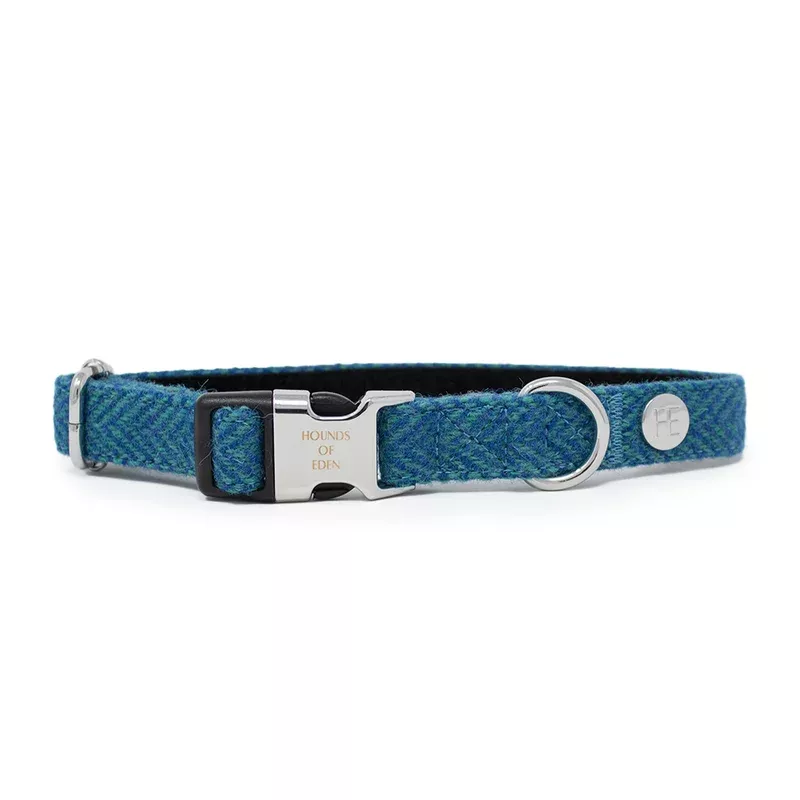 bruce-harris-tweed-dog-collar ‘Bruce’ Harris Tweed Dog Collar