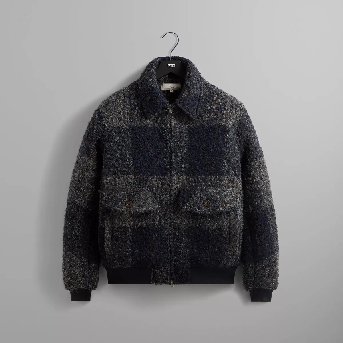 kin-boucle-check-hawthorne-flight-jacket-vista &Kin Boucle Check Hawthorne Flight Jacket – Vista