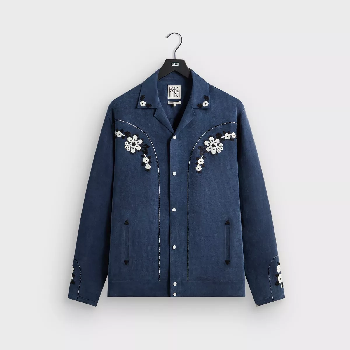kin-cupro-linen-wally-shirt-nocturnal &Kin Cupro Linen Wally Shirt – Nocturnal