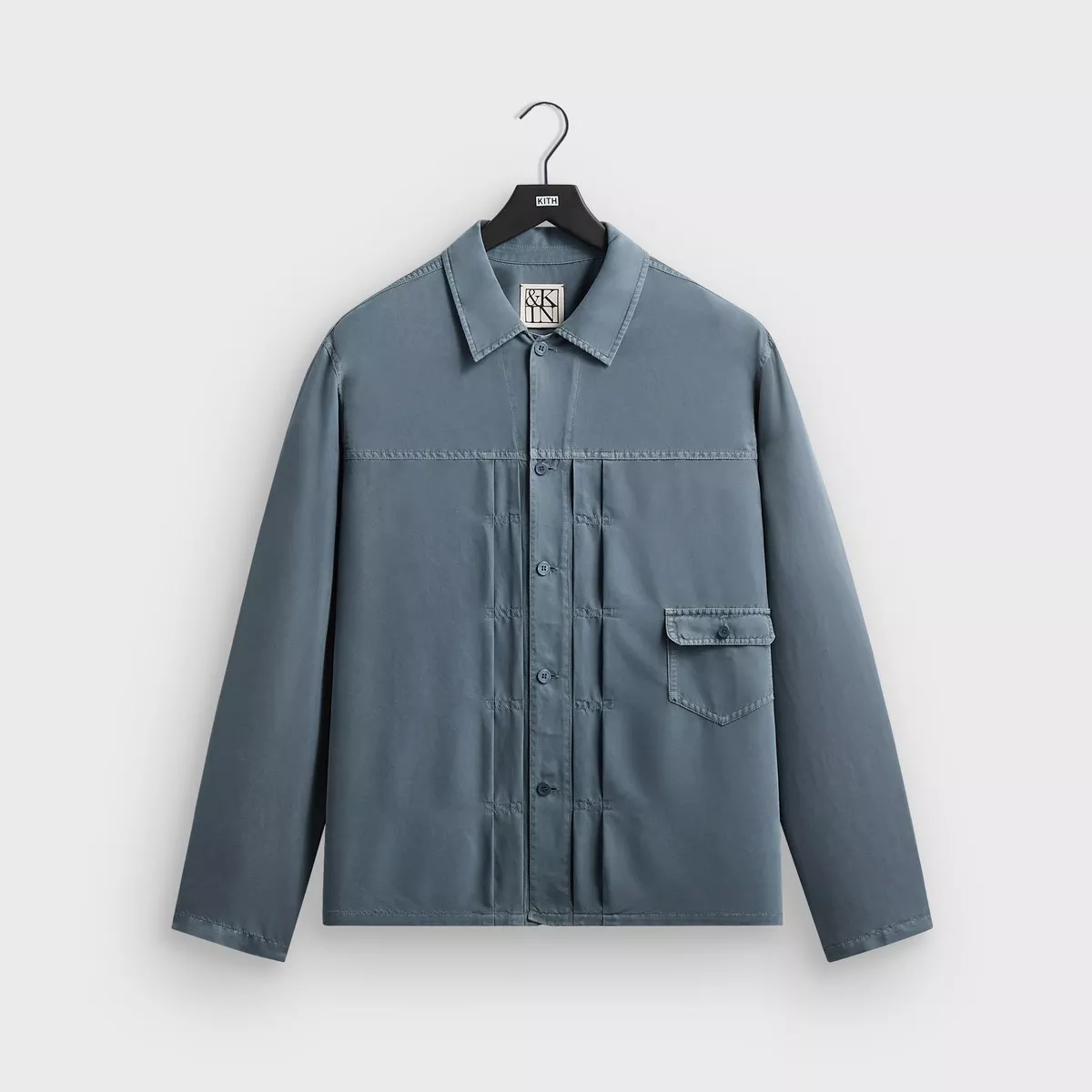 kin-garment-dyed-silk-collared-yardley-shirt-ovation &Kin Garment Dyed Silk Collared Yardley Shirt – Ovation