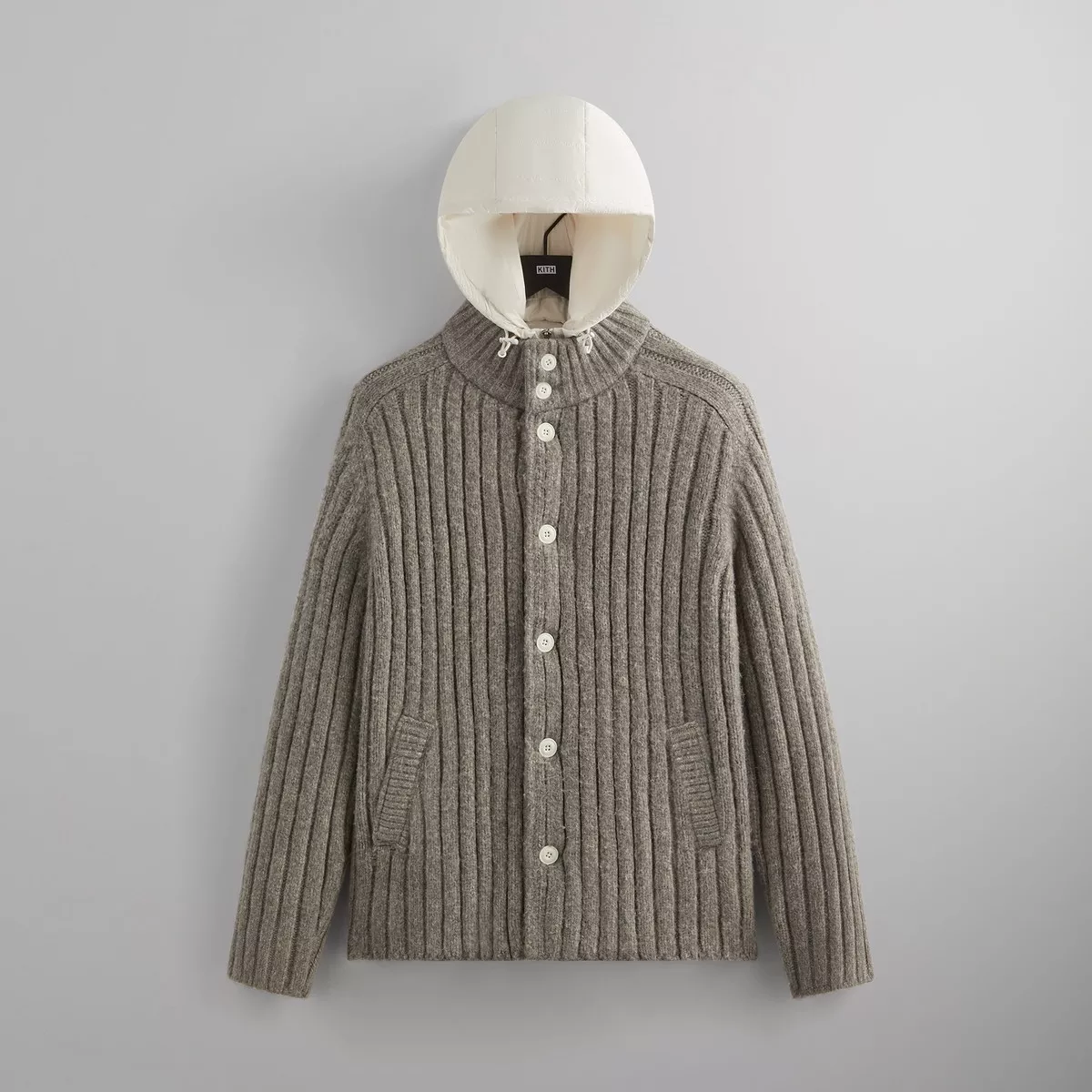 kin-knit-alvaro-jacket-with-liner-medium-heather-grey &Kin Knit Alvaro Jacket With Liner – Medium Heather Grey