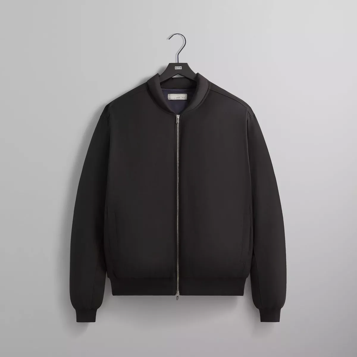 kin-liam-puffed-bomber-jacket-black &Kin Liam Puffed Bomber Jacket – Black