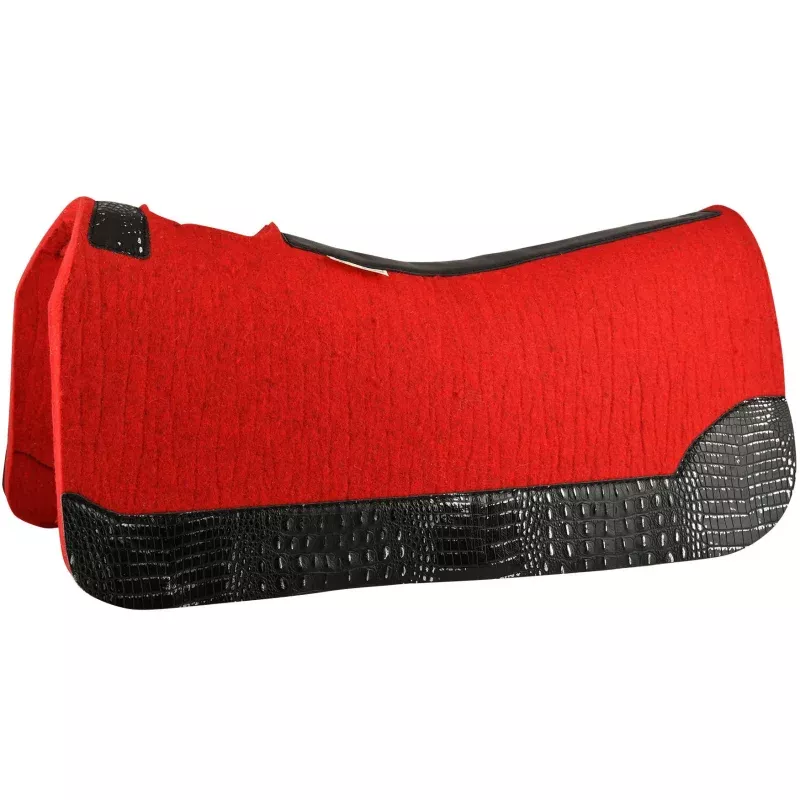 mckinney-5-star-western-saddle-pad-red “McKinney” 5 Star Western Saddle Pad Red