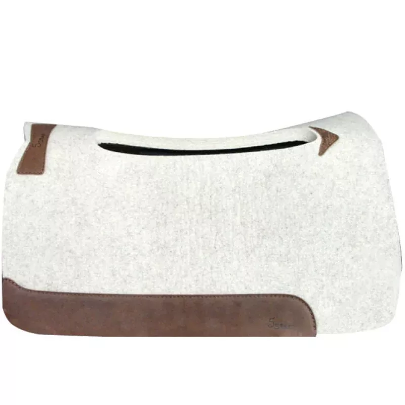 rancher-5-star-self-contouring-wool-saddle-pad-horses-natural “The Rancher” 5 Star Self-Contouring Wool Saddle Pad for Horses Natural