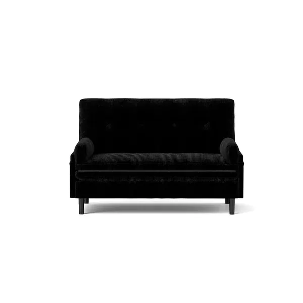 [SantaChoice] Black 2 seater sofa sleeper with recline fuction