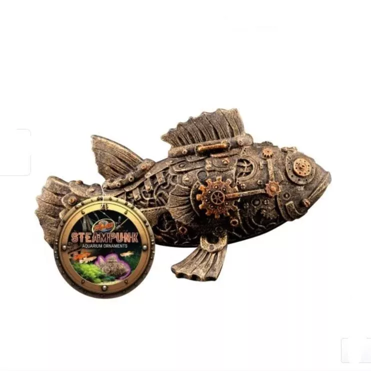 zoo-med-steampunk-aquarium-ornament-fish Zoo Med Steampunk Aquarium Ornament – Fish