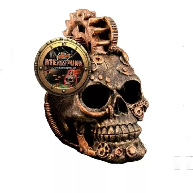 zoo-med-steampunk-aquarium-ornament-skull Zoo Med Steampunk Aquarium Ornament – Skull
