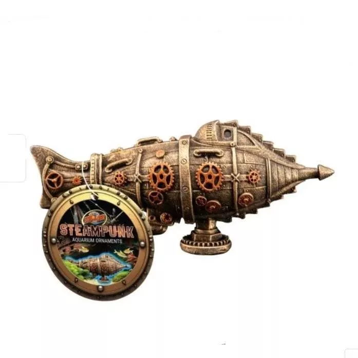 zoo-med-steampunk-aquarium-ornament-submarine Zoo Med Steampunk Aquarium Ornament – Submarine
