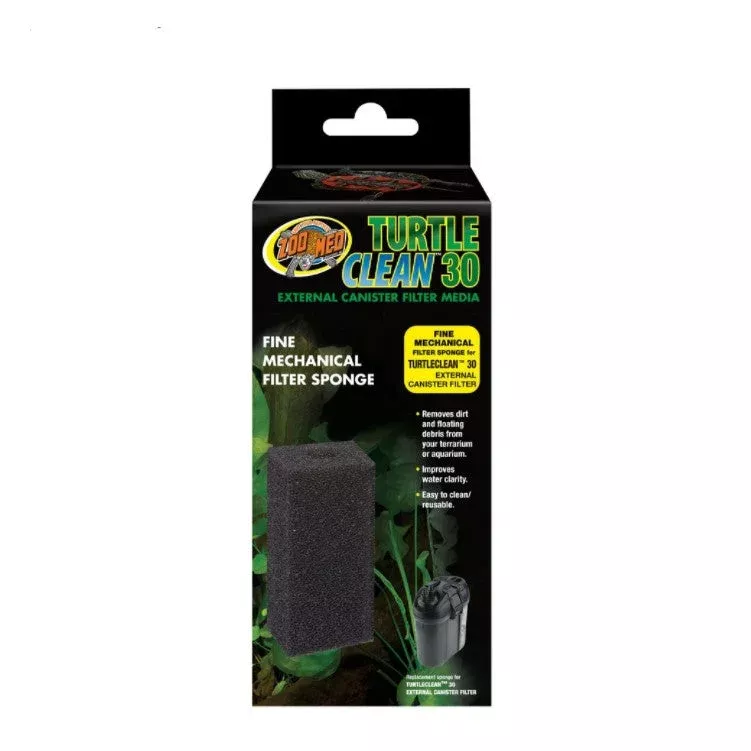zoo-med-turtle-clean-30-511-fine-mechanical-filter-sponge Zoo Med Turtle Clean 30 (511) Fine Mechanical Filter Sponge