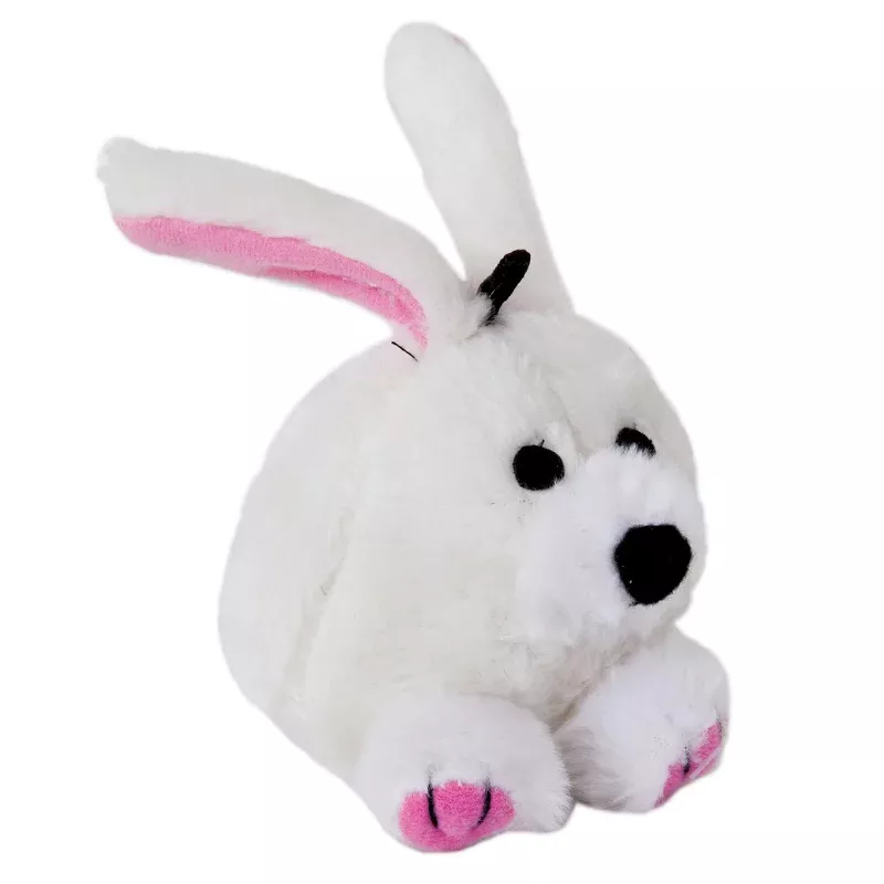 zoobilee-rabbit-squatters-plush-dog-toy-rabbit Zoobilee Rabbit Squatters Plush Dog Toy RABBIT