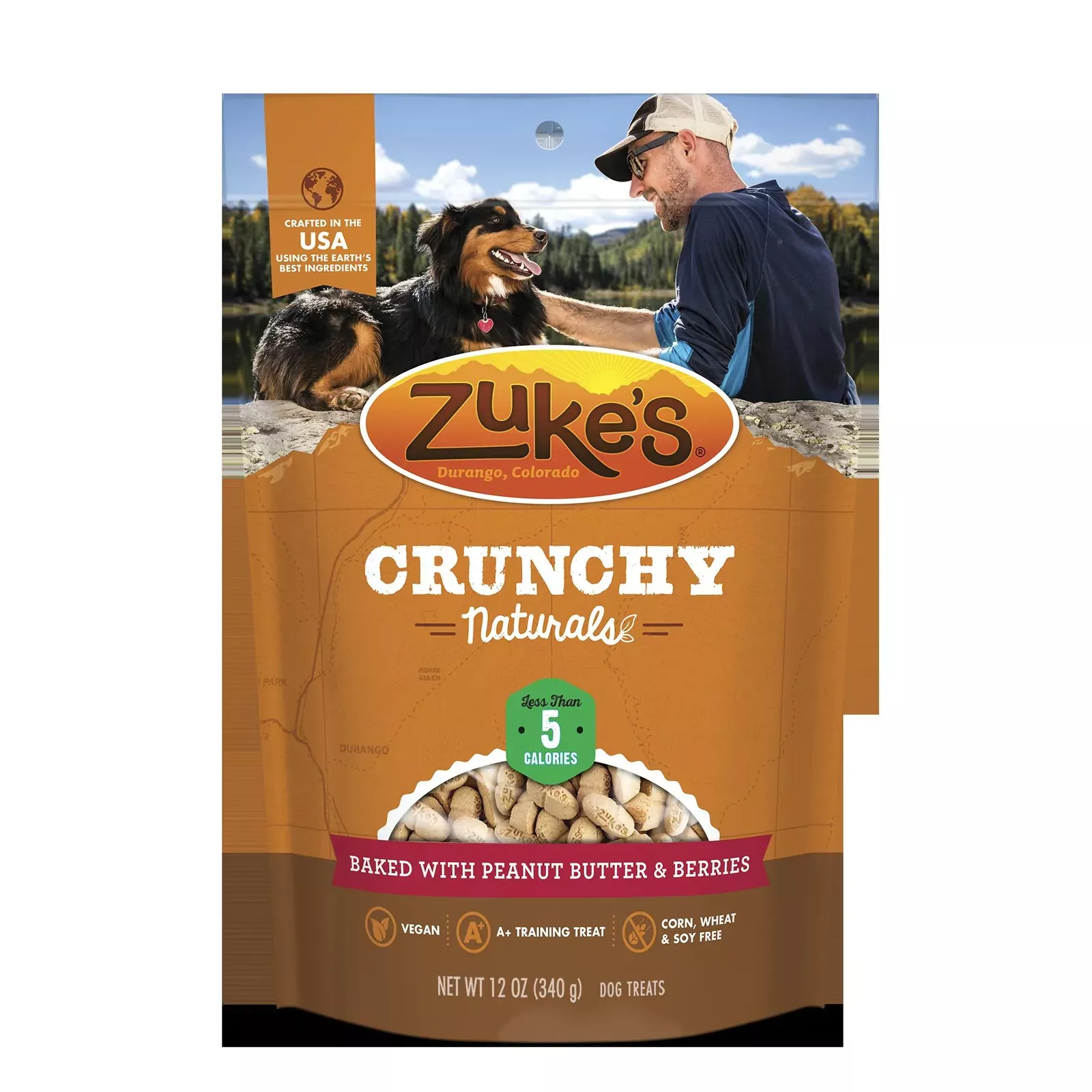zuke-s-5s-baked-with-peanut-butter-berries-crunchy-dog-treats-12-oz-bag Zuke’s 5s Baked with Peanut Butter & Berries Crunchy Dog Treats – 12 oz Bag