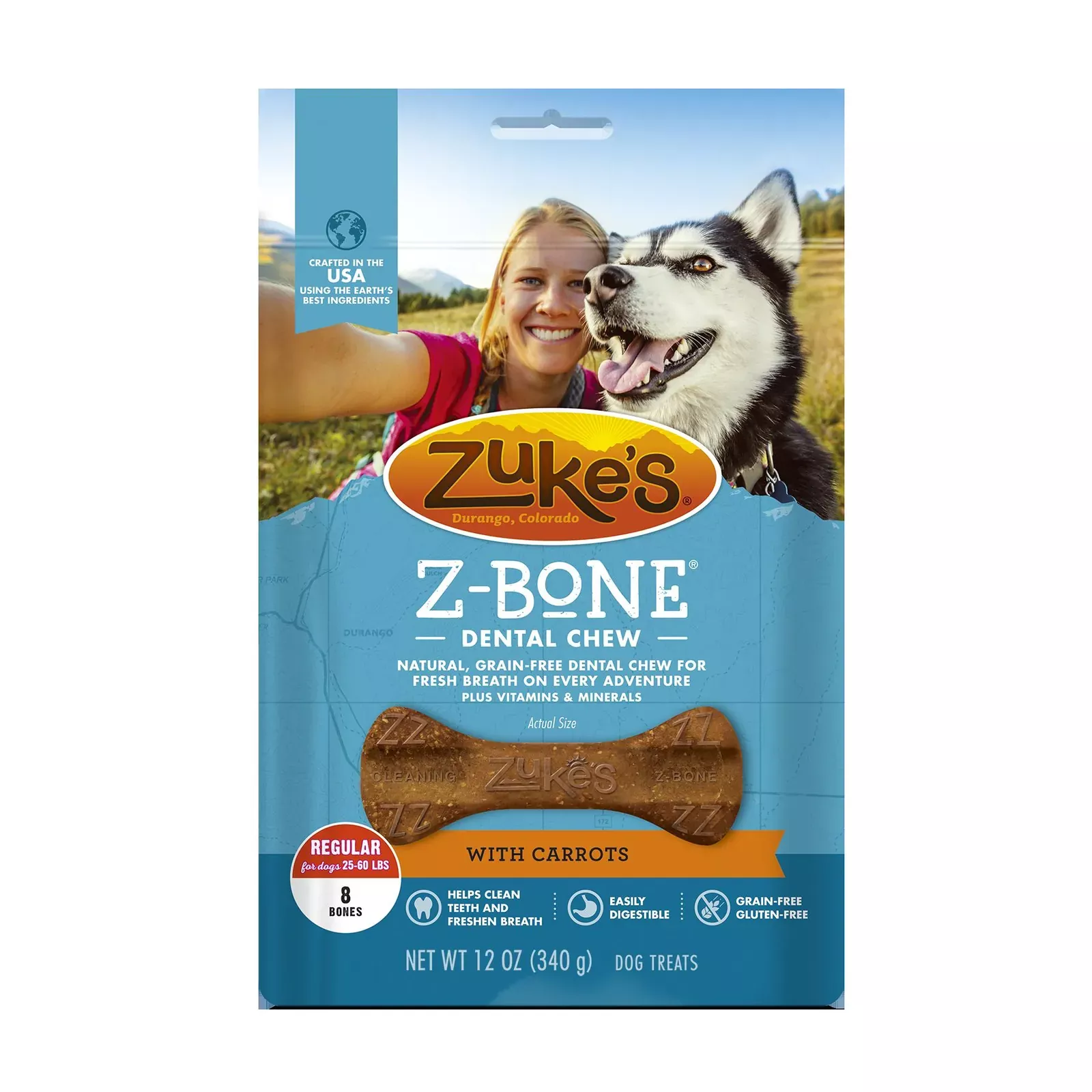 zuke-s-carrot-regular-dog-dental-chews-12-oz-bag Zuke’s Carrot – Regular Dog Dental Chews – 12 oz Bag