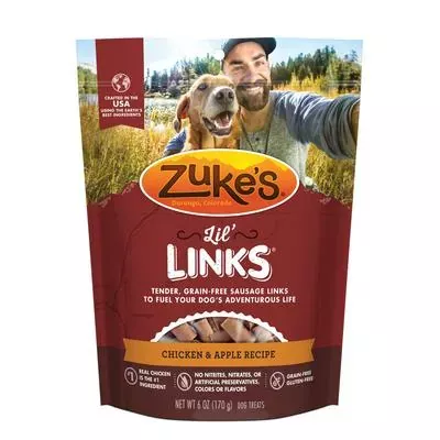zuke-s-grain-free-chicken-apple-dog-jerky-treats-6-oz-bag Zuke’s Grain Free Chicken & Apple Dog Jerky Treats – 6 oz Bag