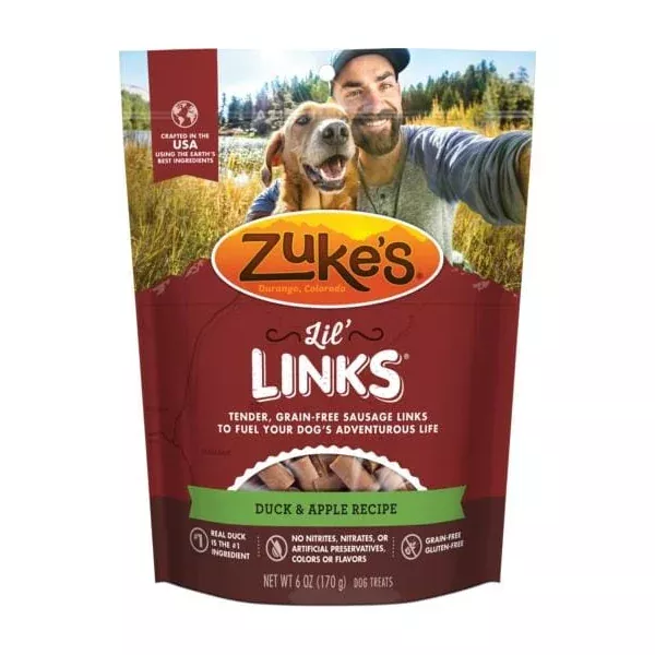 zuke-s-lil-links-duck-apple-soft-chewy-dog-treats-6-oz Zuke’s Lil’ Links Duck and Apple Soft and Chewy Dog Treats – 6 Oz