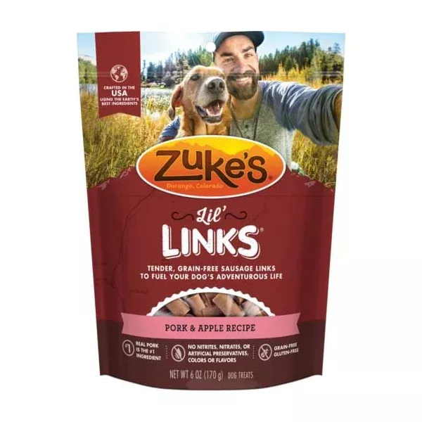 zuke-s-lil-links-pork-apple-soft-chewy-dog-treats-6-oz Zuke’s Lil’ Links Pork and Apple Soft and Chewy Dog Treats – 6 Oz