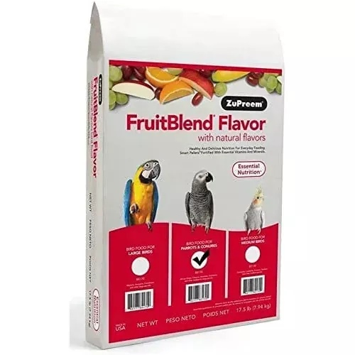 zupreem-fruitblend-flavor-parrots-conures-food-parrot-bird-food-17-5-lbs Zupreem Fruitblend Flavor Parrots/Conures Food Parrot Bird Food – 17.5 Lbs