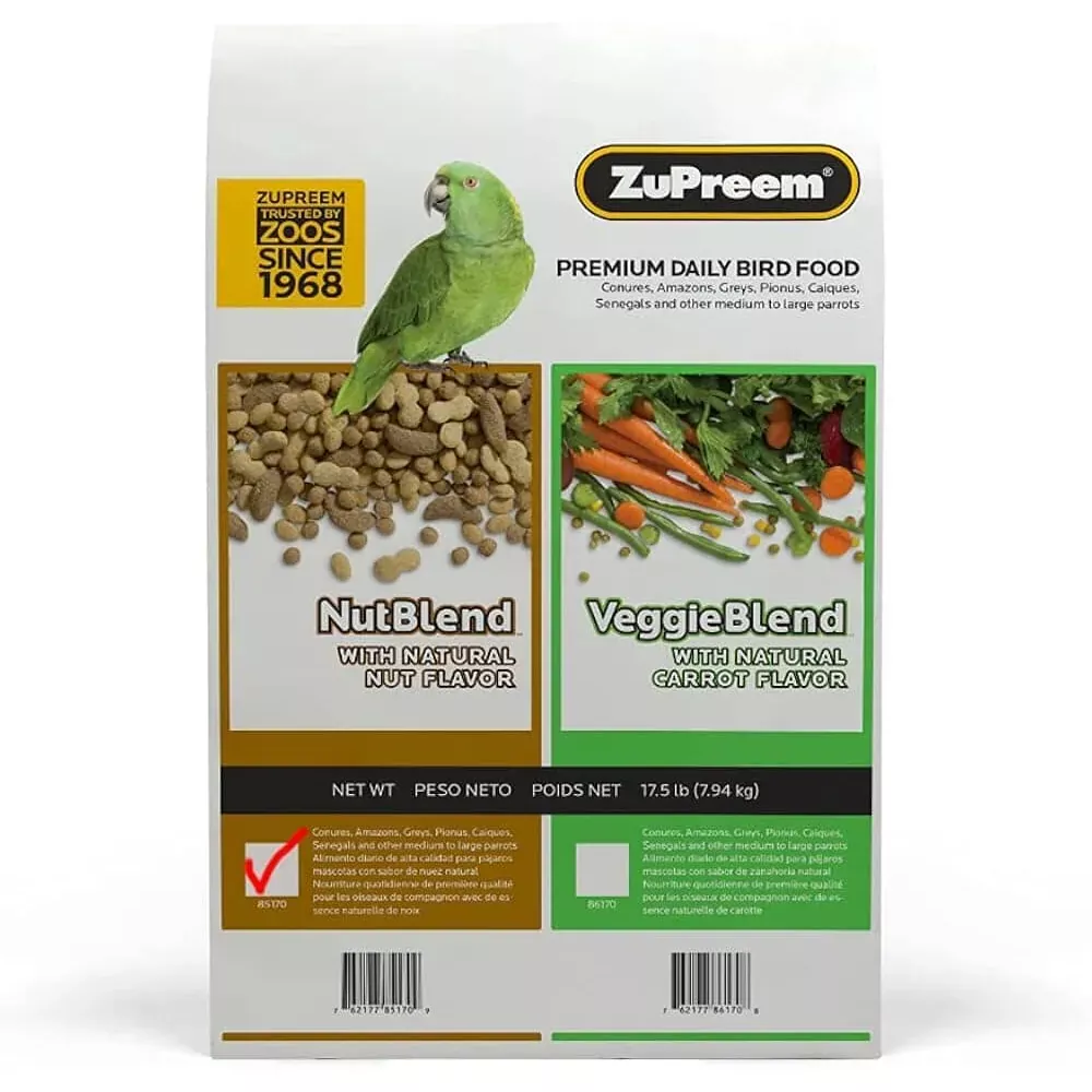 zupreem-nutblend-flavor-parrots-conure-food-parrot-bird-food-17-5-lbs Zupreem Nutblend Flavor Parrots & Conure Food Parrot Bird Food – 17.5 Lbs